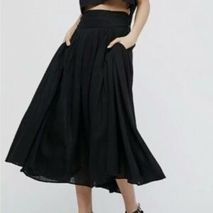 Free People Black Women's Skirt
